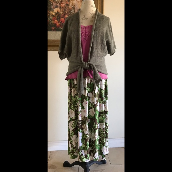 J. JILL Incredibly Soft & Comfortable Orchid Skirt Jungalow Vibe Sz Small - Picture 8 of 11